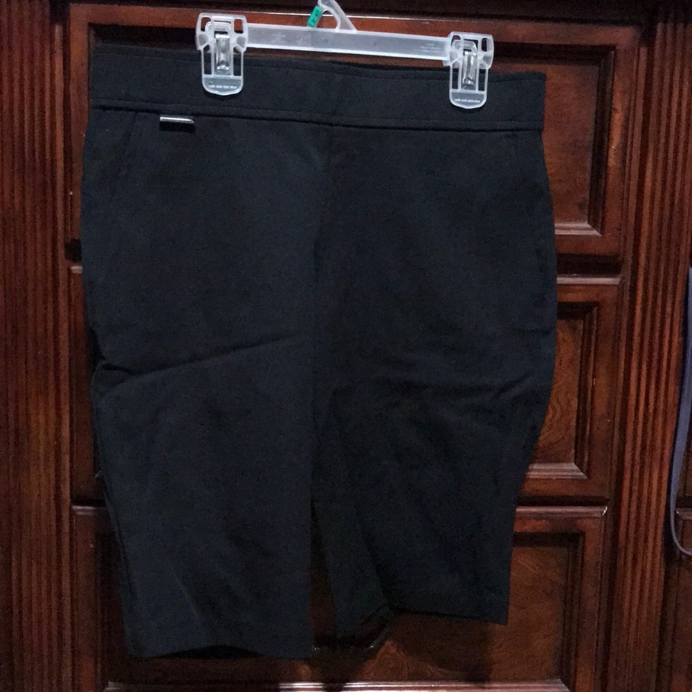 Black workout shorts